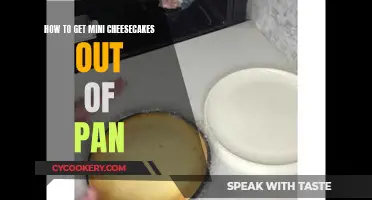 Removing Mini Cheesecakes: Easy Pan Release Tips