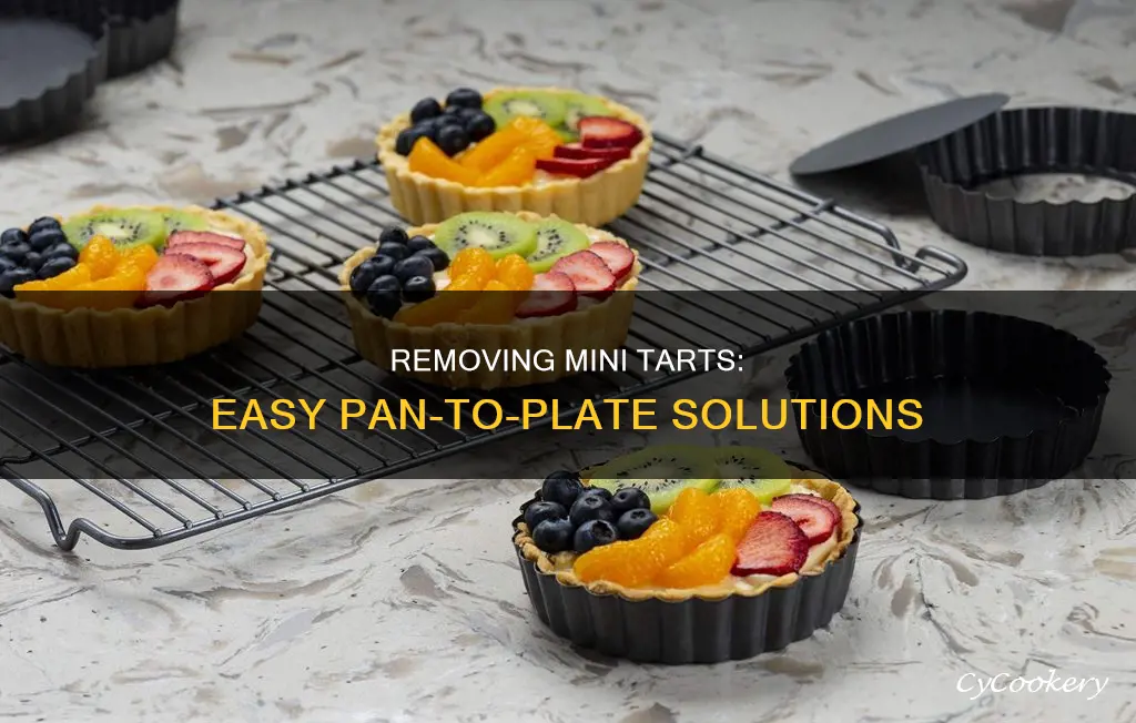 how to get mini tarts out of the pan