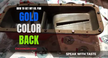 Restore Oil Pan's Golden Sheen: Tips and Tricks