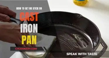 Cast Iron Cooking: Achieving a Non-Stick Surface