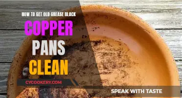 Cleaning Old Grease Off Black Copper Pans