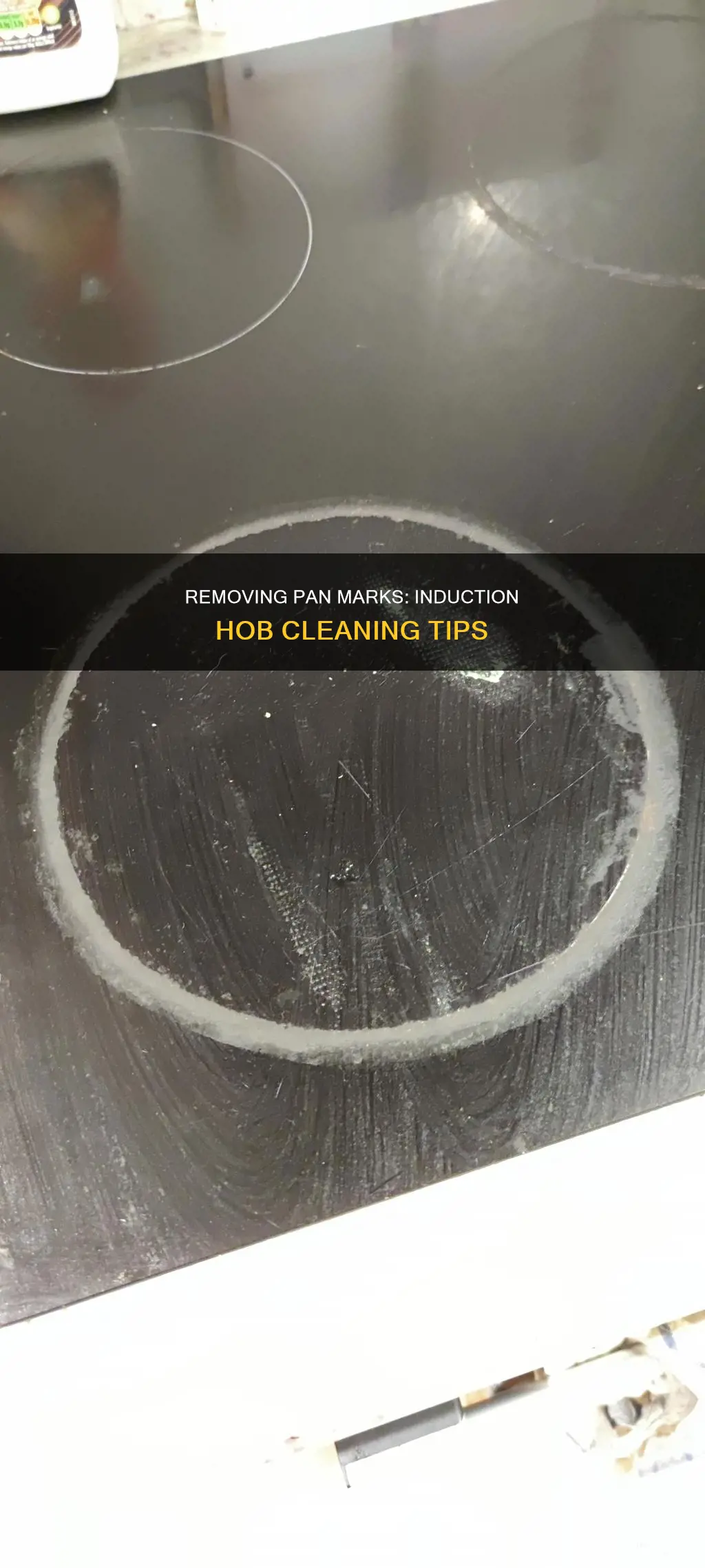 how to get pan marks off induction hob