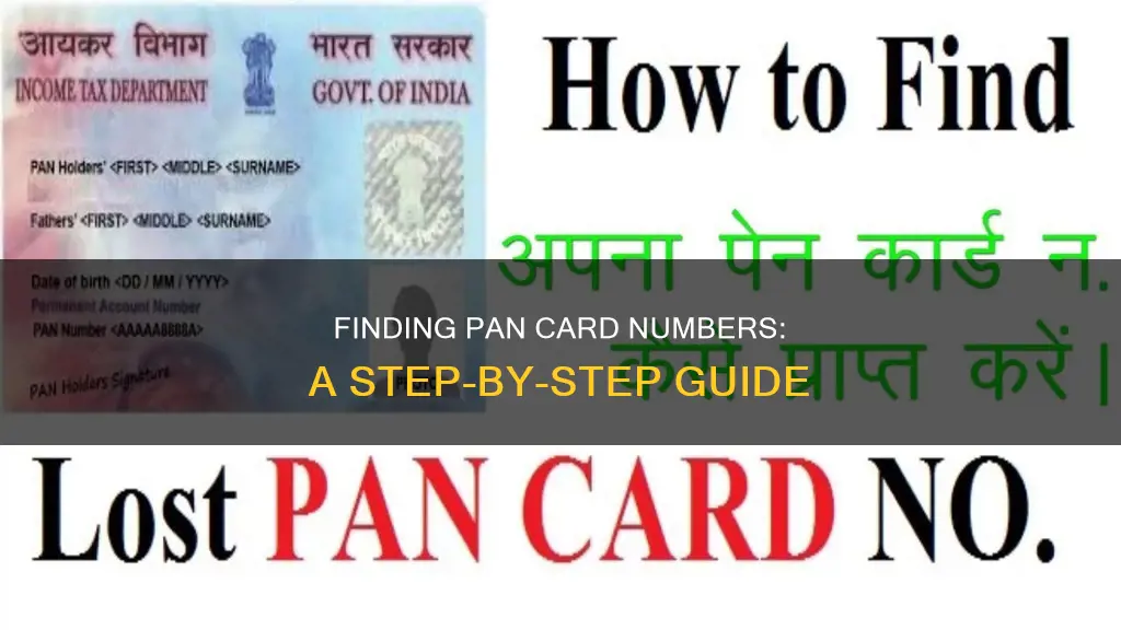 how to get pan number of a person