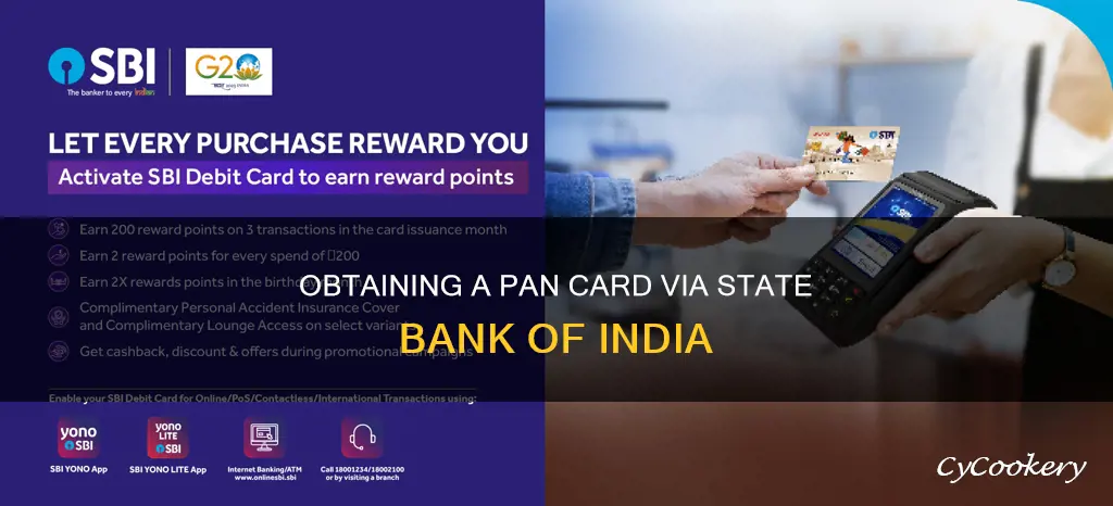 how to get pan number of state bank of india