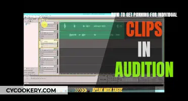 Panning Individual Clips in Audition: A Step-by-Step Guide