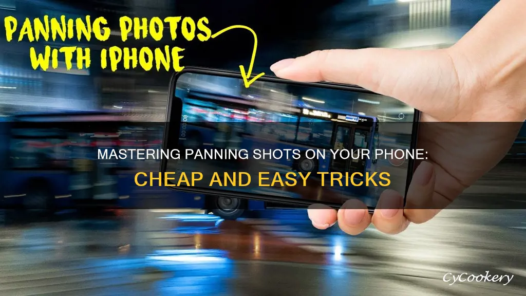 how to get panning shots on phone cheap