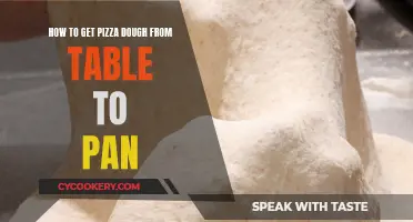 Perfect Pizza Dough Transfer: Table to Pan