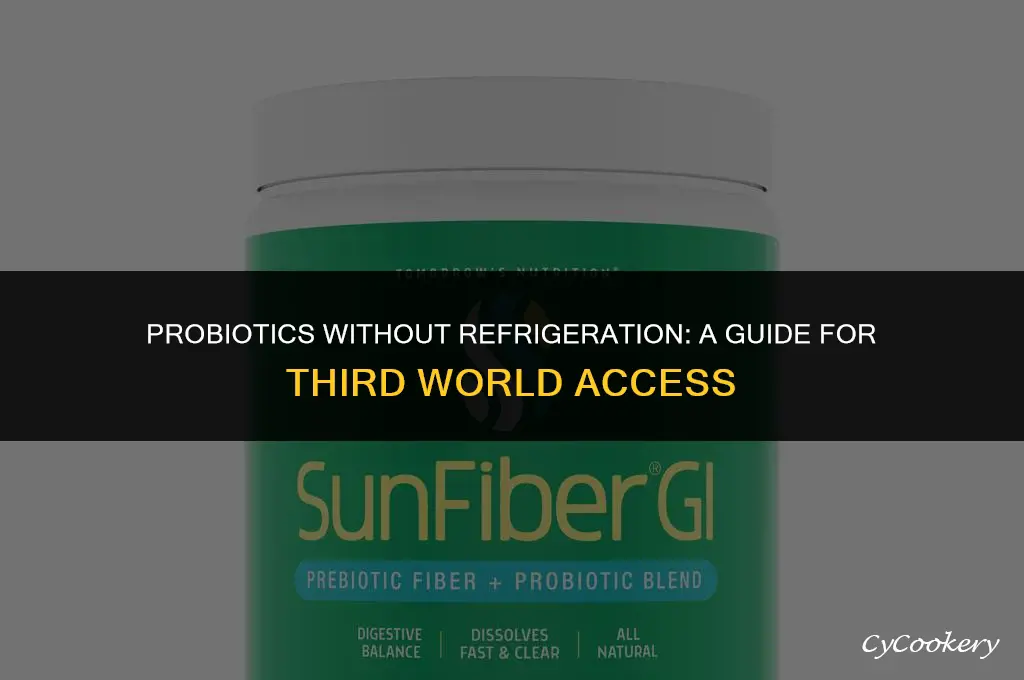 how to get probiotics in third world no refrigerations