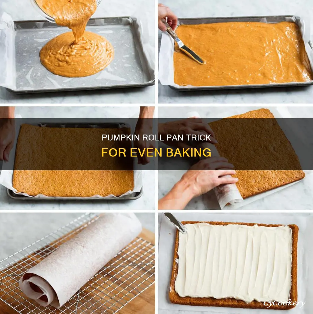 how to get pumkin roll batter even in pan