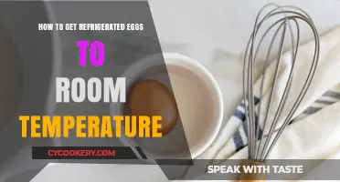 Quick Tips: Safely Bringing Refrigerated Eggs to Room Temperature