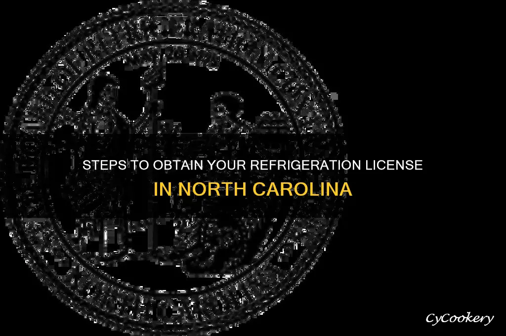 how to get refrigeration license in nc