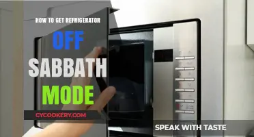 Quick Guide: Disabling Sabbath Mode on Your Refrigerator Easily