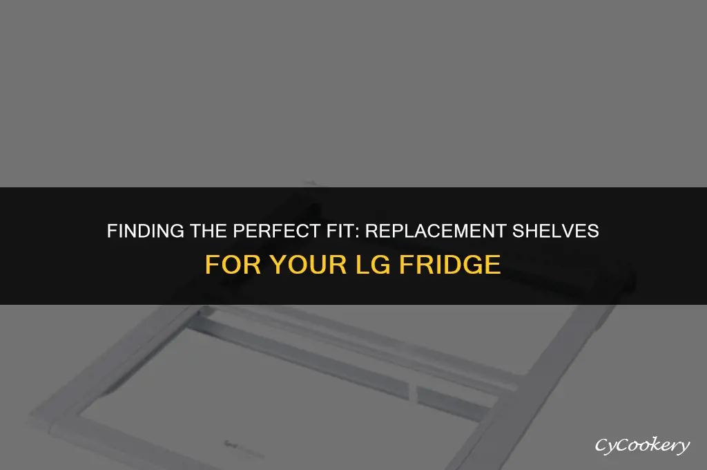 how to get replacement shelves for lg refrigerator