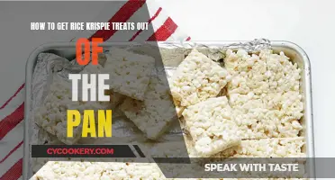 Removing Rice Krispie Treats: Easy Pan Release