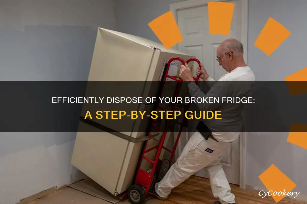 how to get rid of a broken refrigerator