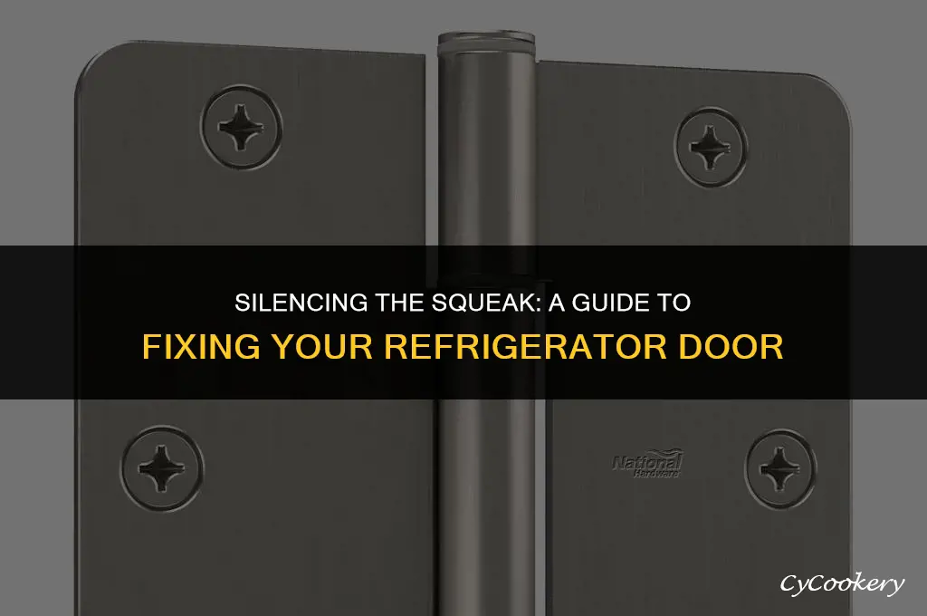 how to get rid of a squeaky refrigerator door