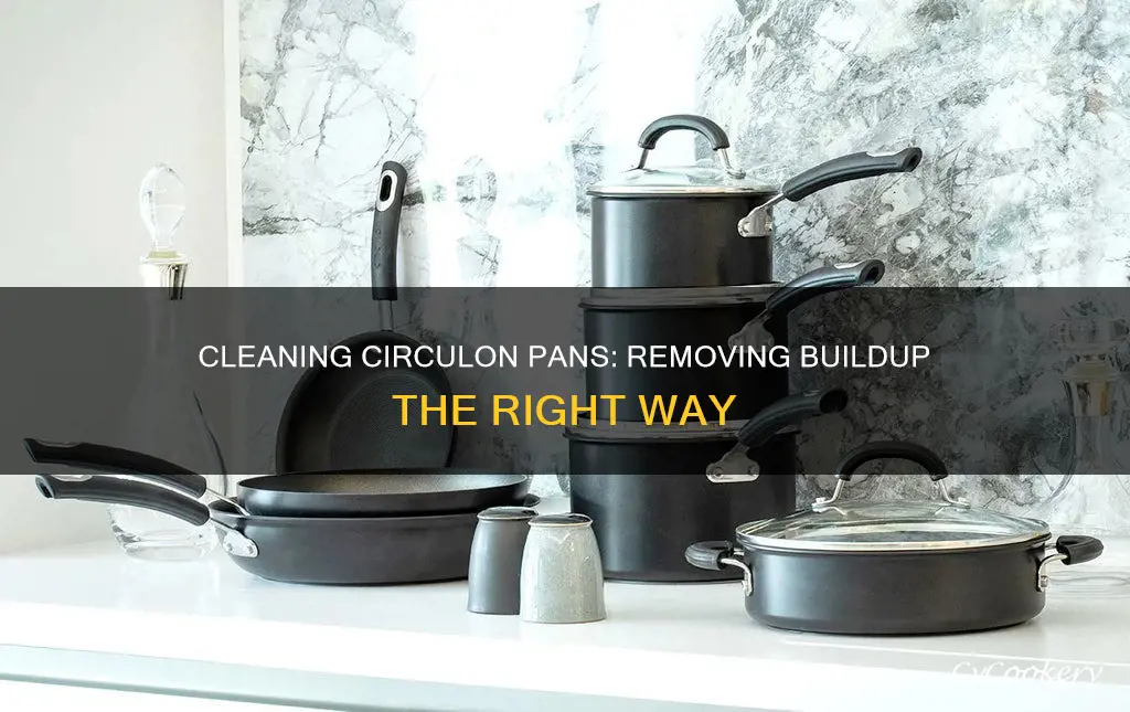 how to get rid of buildup on circulon pans