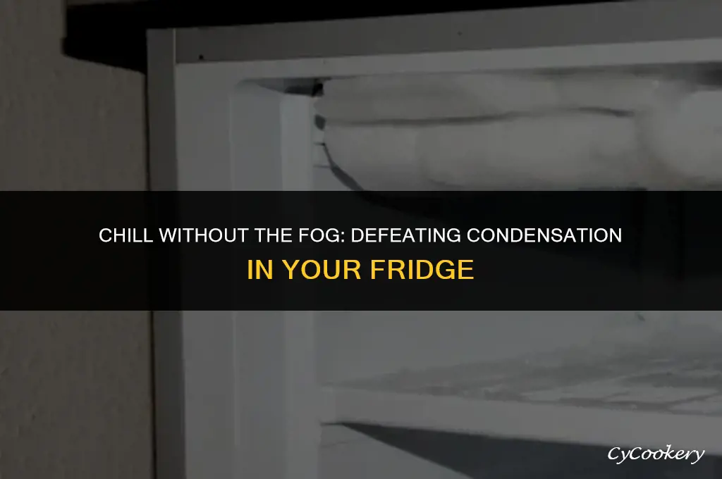 how to get rid of condensation in refrigerator