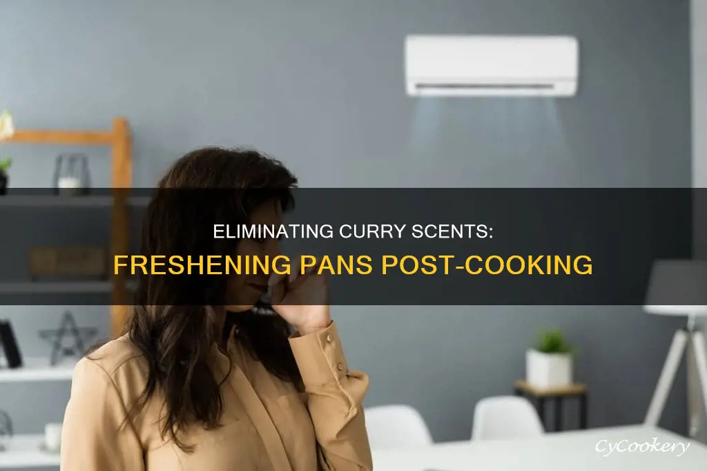 how to get rid of curry smell in pan