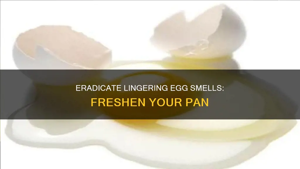 how to get rid of egg smell from pan