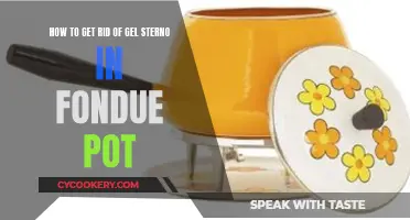 Effective Ways to Remove Gel Sterno from Your Fondue Pot