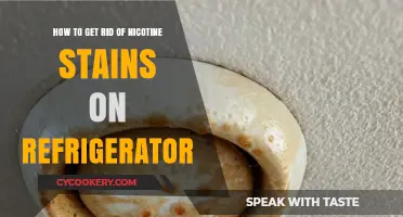 Effortless Cleaning: Removing Nicotine Stains from Your Fridge