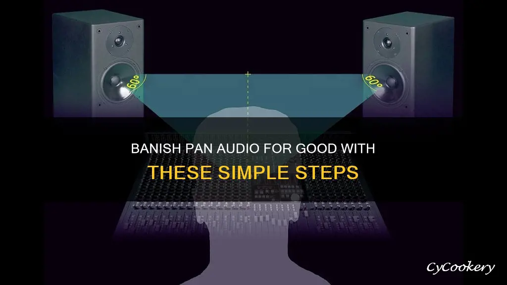 how to get rid of pan audio