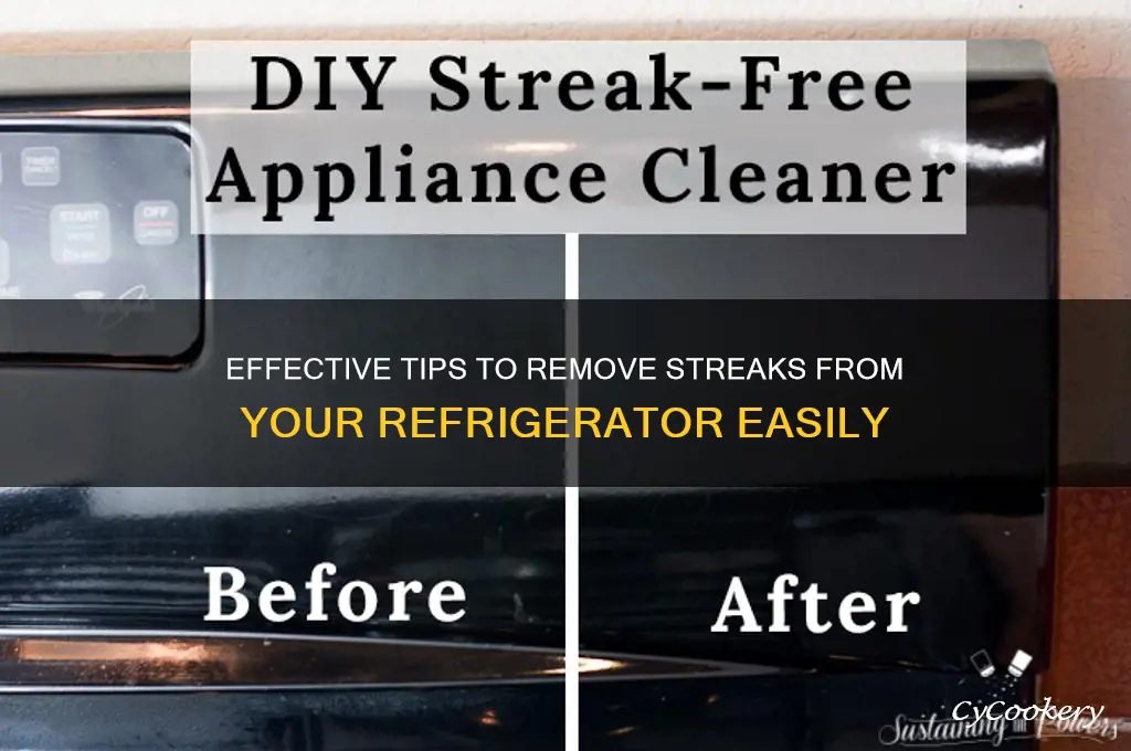 how to get rid of refrigerator streaks