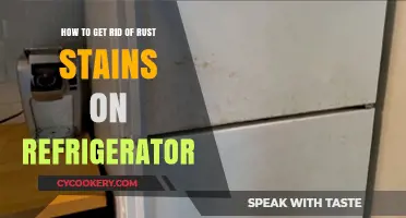 Effortless Solutions: Removing Rust Stains from Your Refrigerator