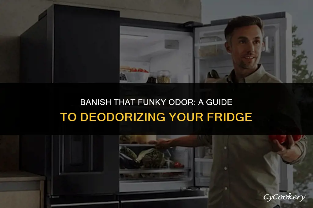 how to get rotten milk smell out of refrigerator