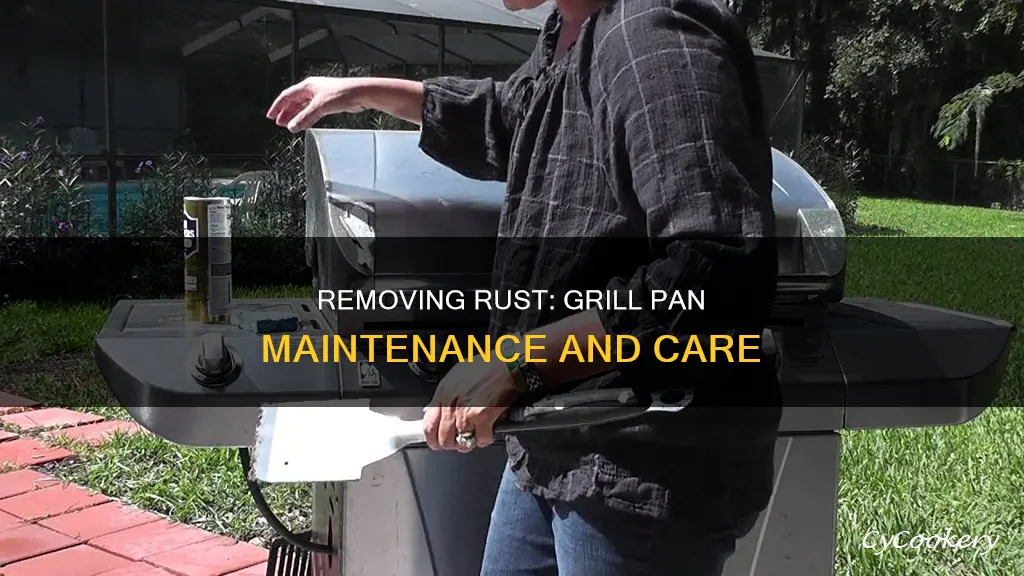 how to get rust off grill pan