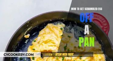 Easy Clean-up: Removing Scrambled Eggs from Pans