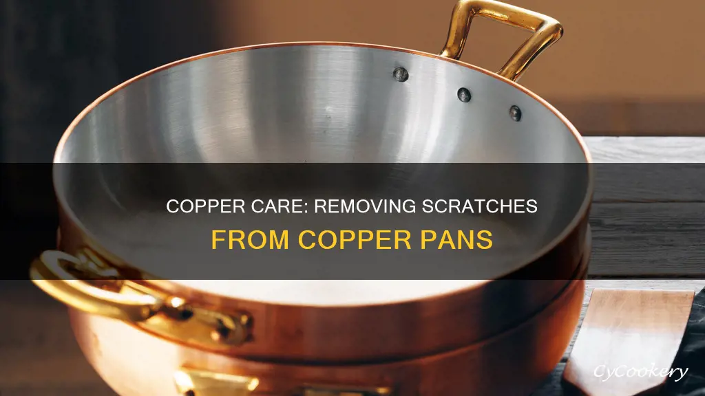 how to get scratches out of copper pans