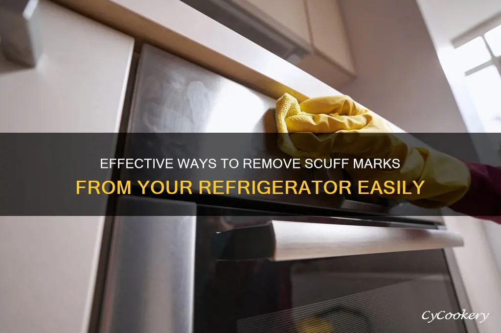 how to get scuff marks off refrigerator