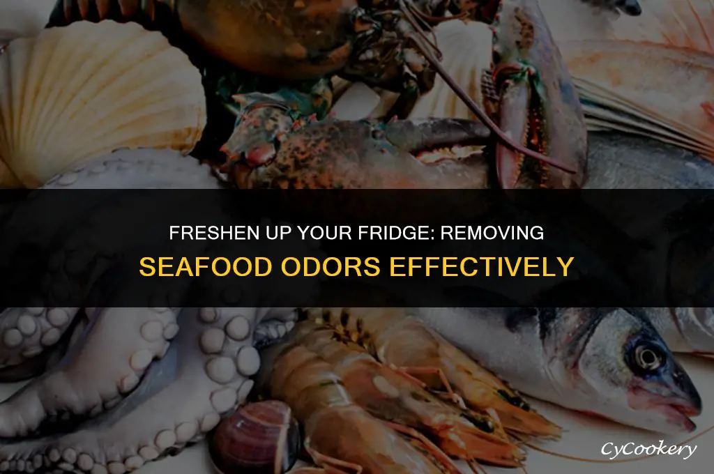 how to get seafood smell out of refrigerator