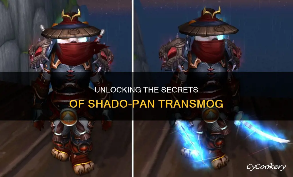 how to get shado pan transmog