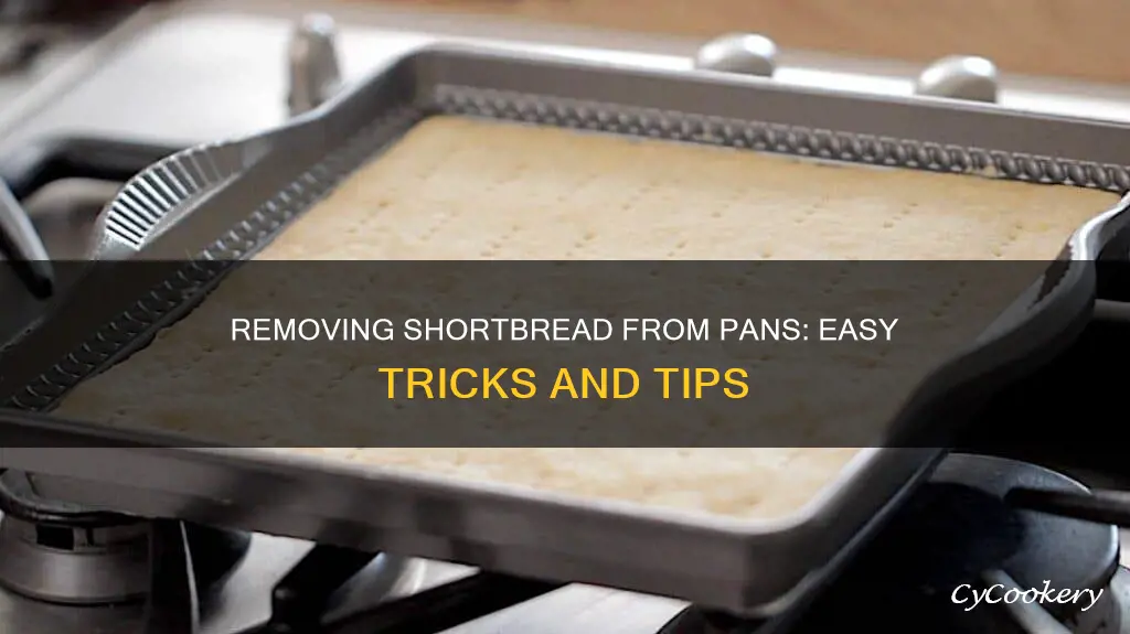 how to get shortbread out of pan