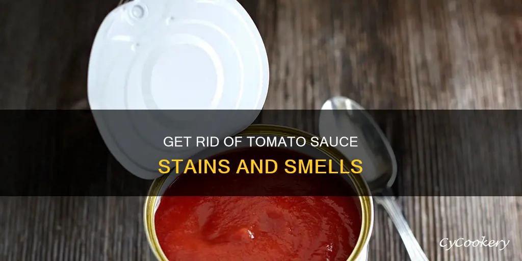 how to get smell of tomato sauce out of pan