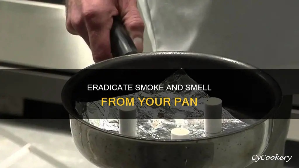 how to get smoke off a pan