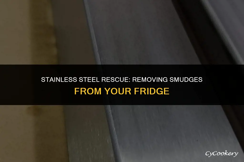 how to get smudges off stainless steel refrigerator