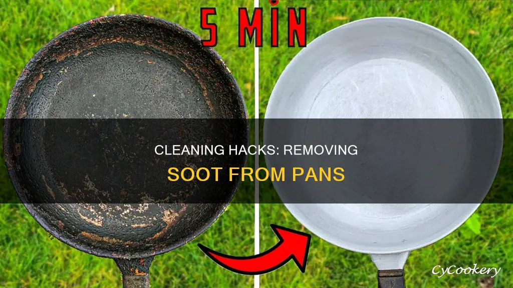 how to get soot off a pan