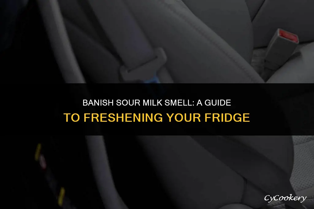 how to get sour milk smell out of refrigerator
