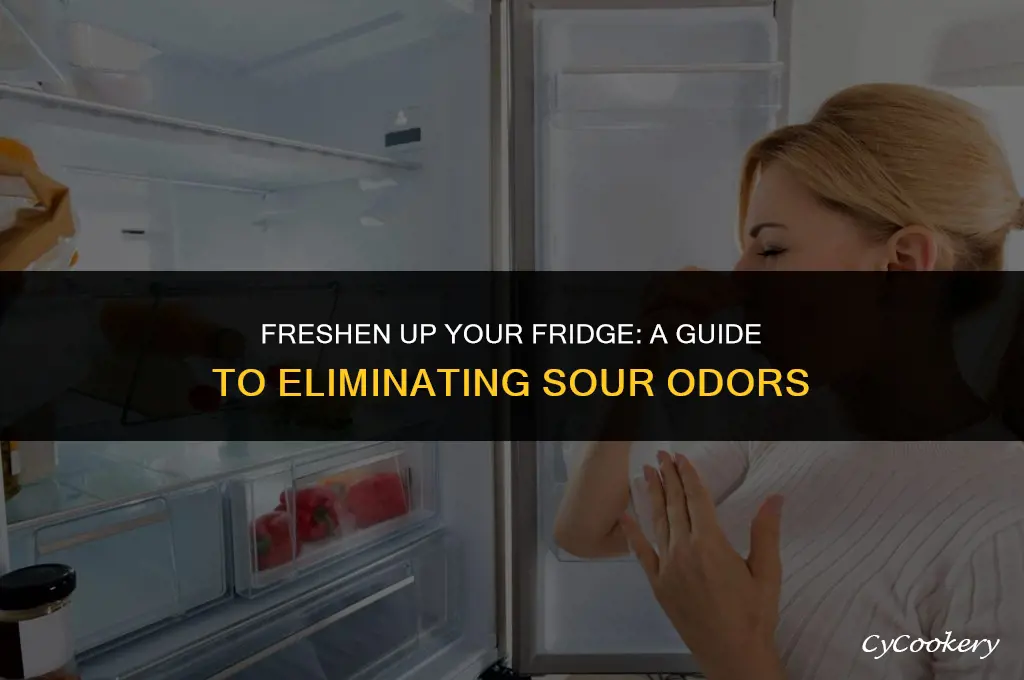 how to get sour smell out of refrigerator