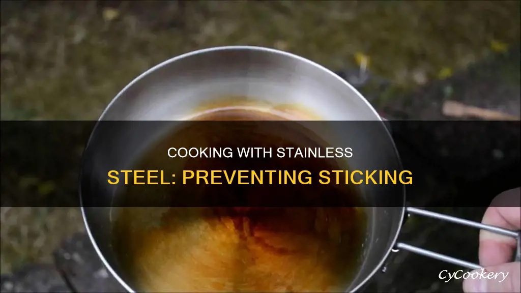 how to get stainless steel pan not to stick