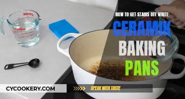 Effective Ways to Remove Stains from White Ceramic Baking Pans