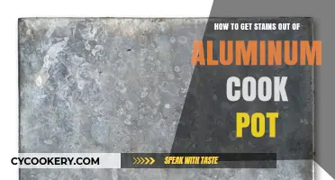 Get Rid of Stains on Aluminum Cookware