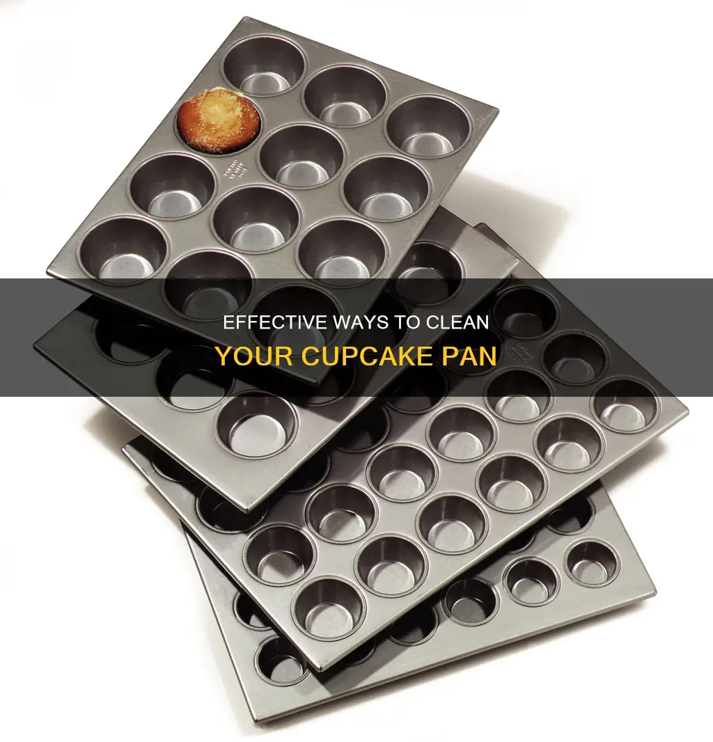 how to get stains out of cupcake pan