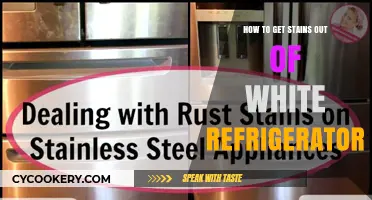 Effortless Cleaning: Removing Stains from Your White Fridge