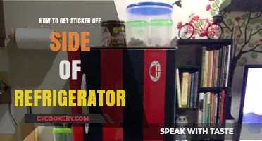 Effortless Sticker Removal: A Guide for Your Refrigerator's Side