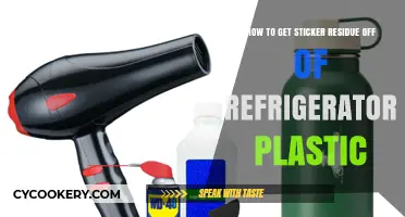 Easy Methods to Remove Sticker Residue from Refrigerator Surfaces